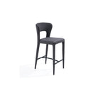 Pari I Luxe Cinder Grey Bar Stool by Tommy Franks