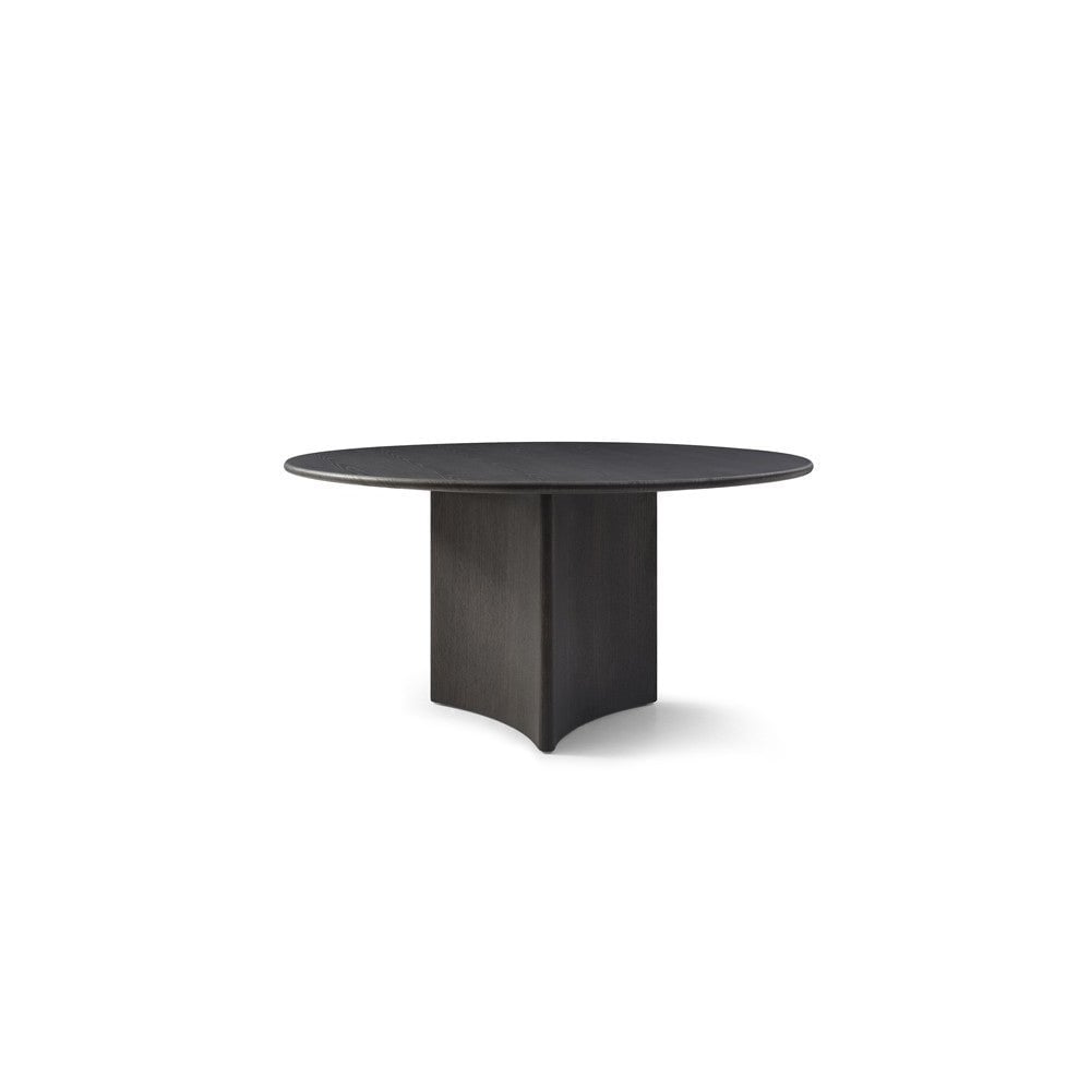 Trinity Dining Table Smoked Oak Wood Legs & Table Top by Tommy Franks