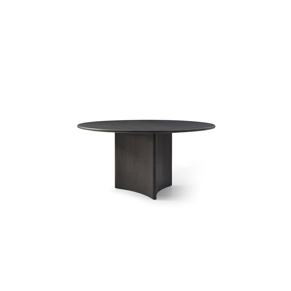 Trinity Dining Table Smoked Oak Wood Legs & Table Top by Tommy Franks