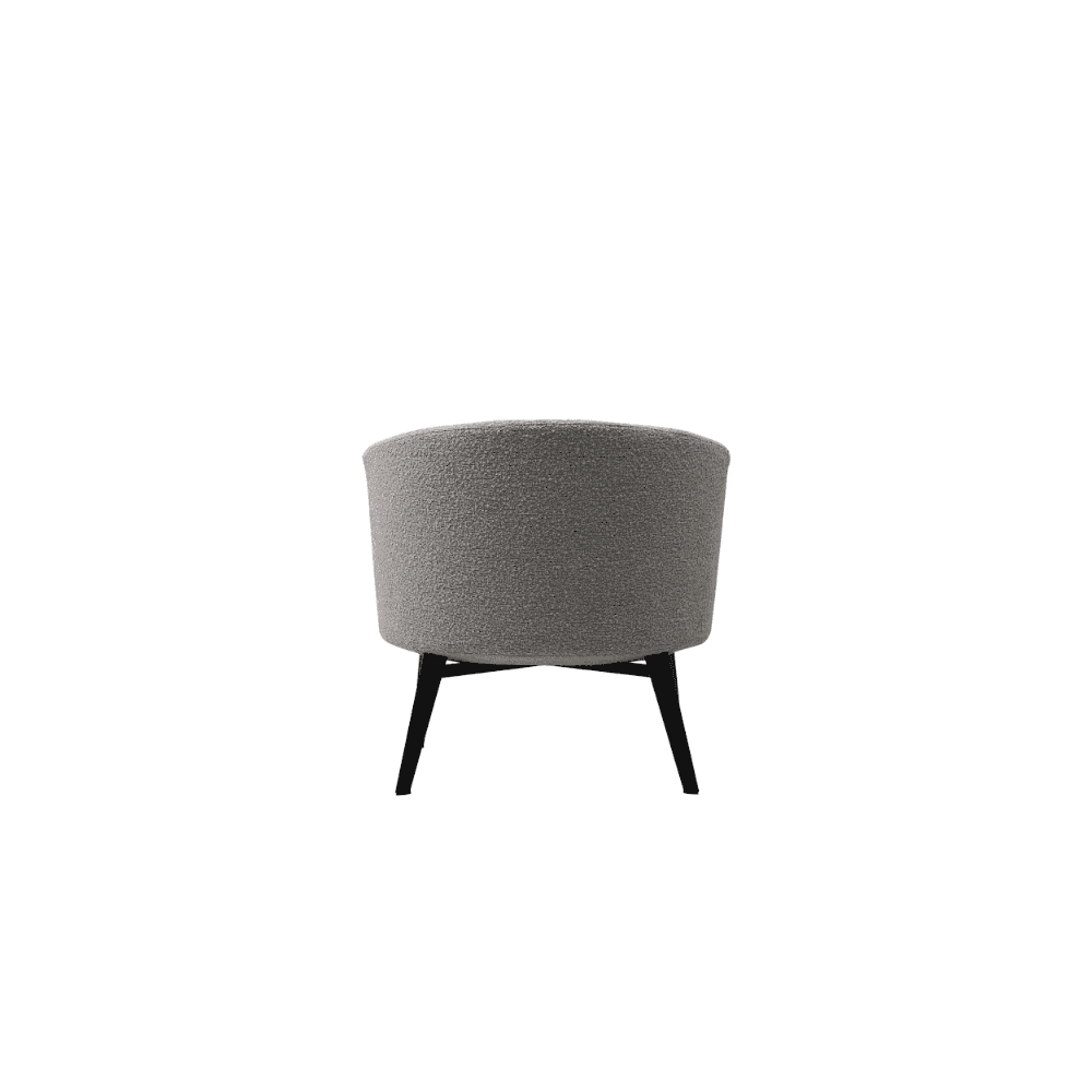 Preston Bouclé Steam Lounge Chair by Tommy Franks