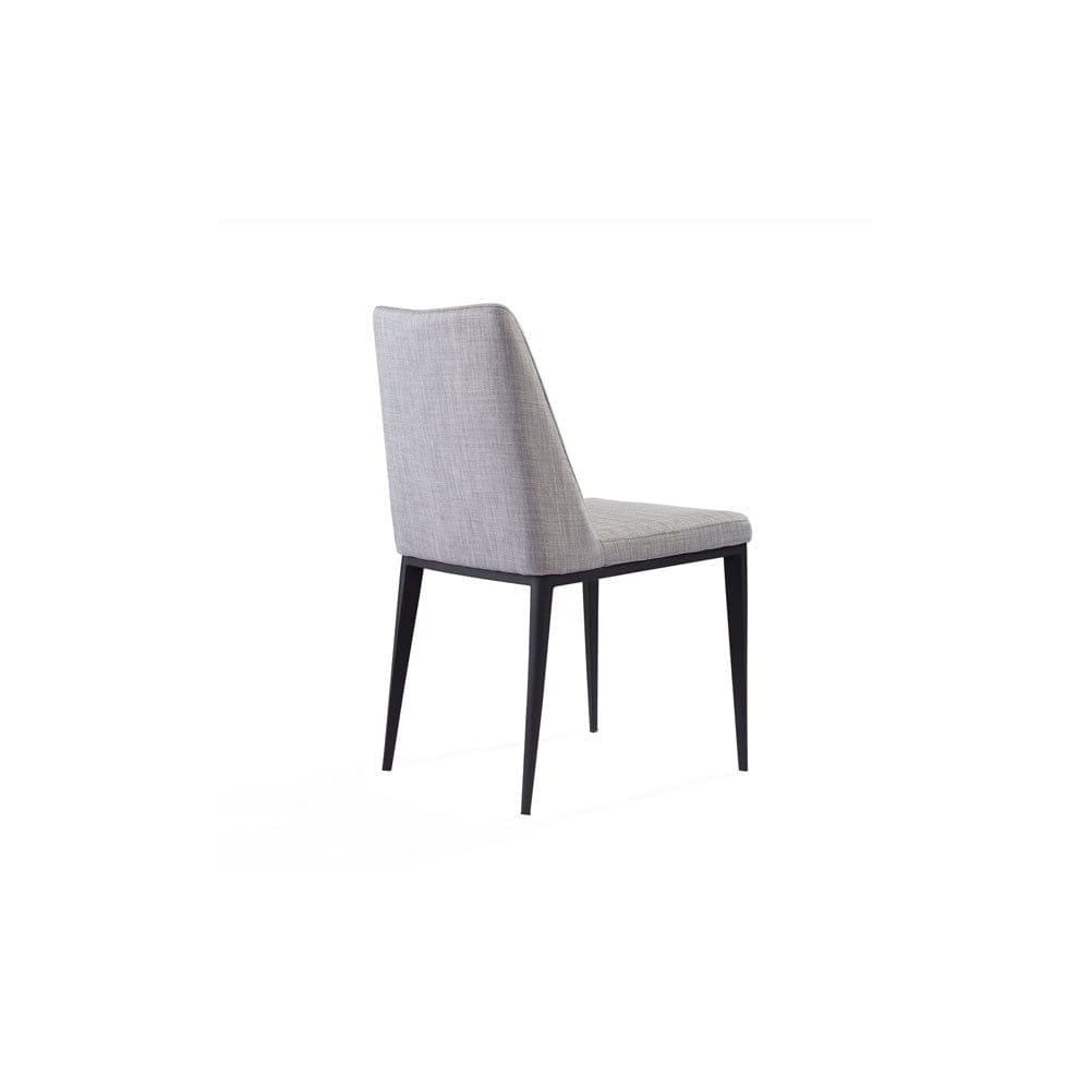 Medici Cool Grey Dining Chair Set of 2 by Tommy Franks