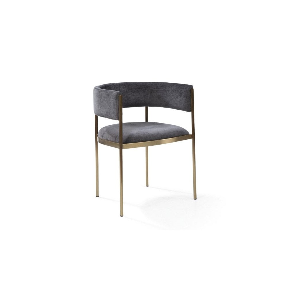 Envie II Giselle Dark Charcoal Dining Chairs Set of 2 by Tommy Franks
