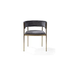 Envie II Giselle Dark Charcoal Dining Chairs Set of 2 by Tommy Franks