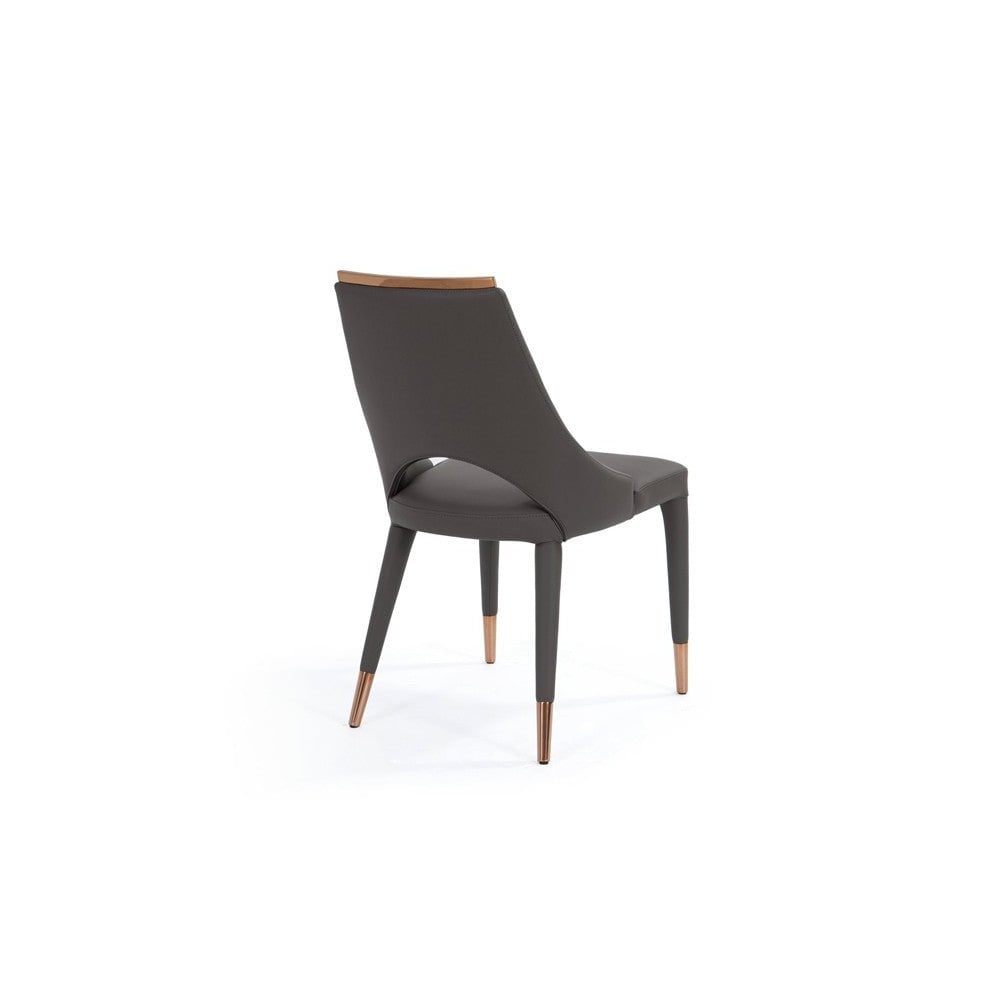 Millie Dark Grey Dining Chair Set of 2 by Tommy Franks