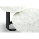 Alban Carrara White Marble Coffee Table by Tommy Franks
