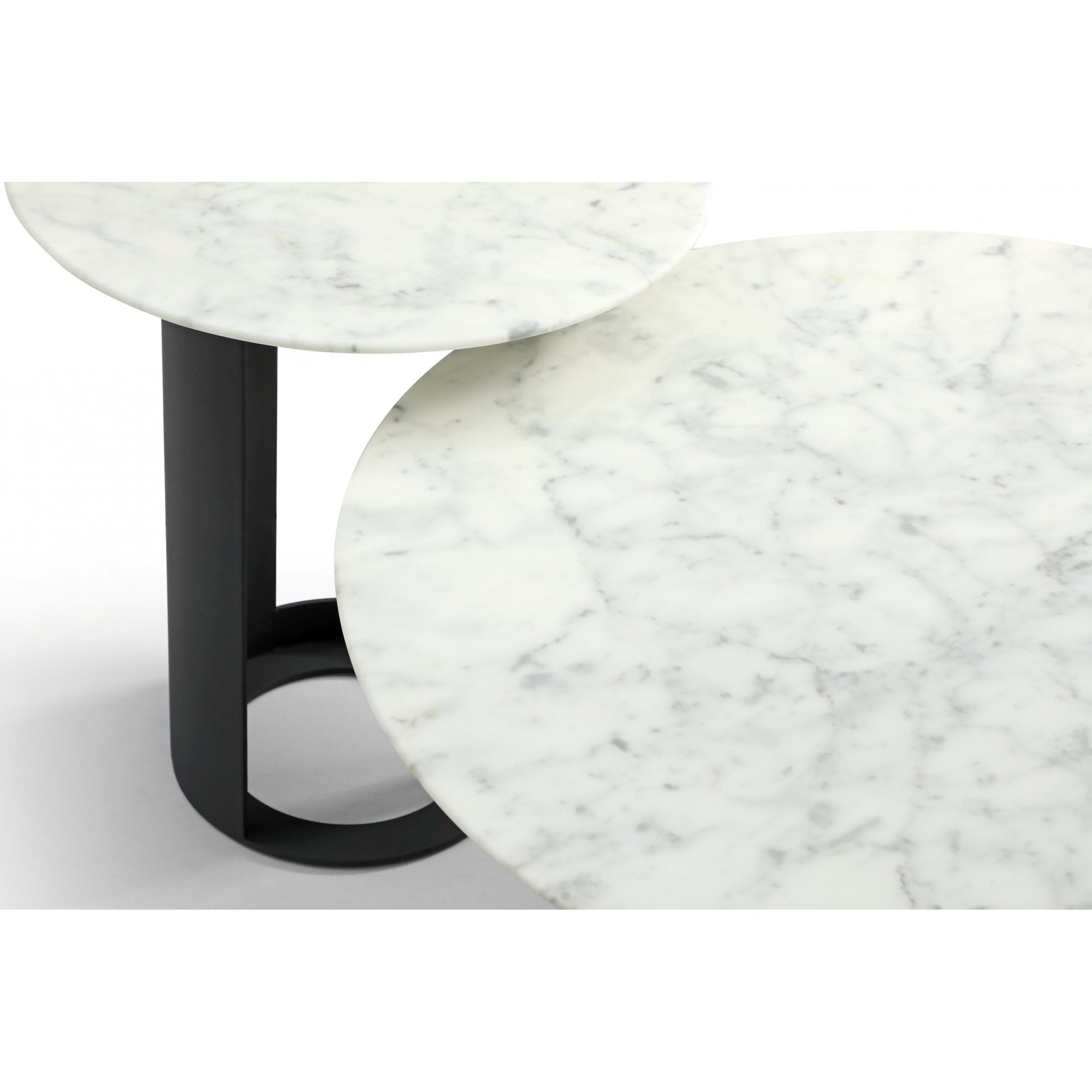 Alban Carrara White Marble Coffee Table by Tommy Franks