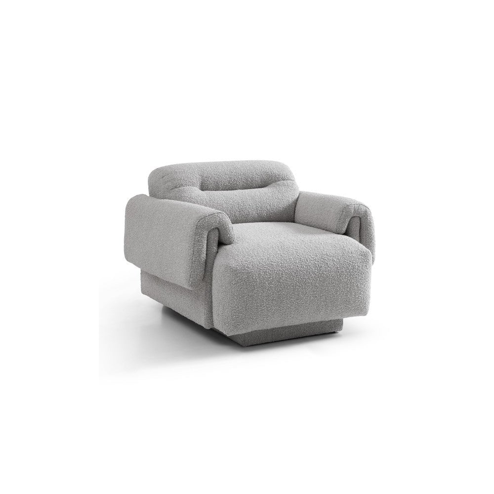 Frankie Steam Bouclé 1 Seater Sofa by Tommy Franks