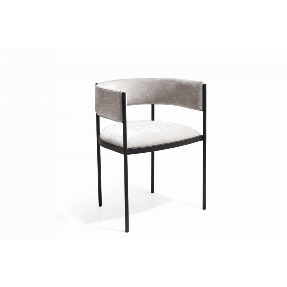 Envie I Grey Beige Dining Chairs Set of 2 by Tommy Franks