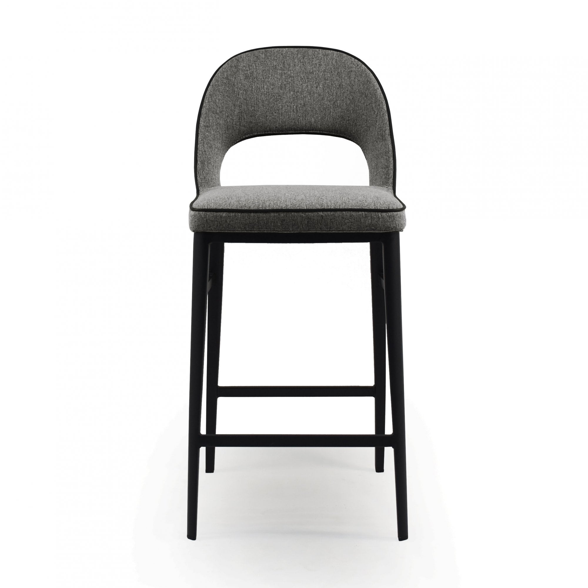 Verna Dark Grey Bar Stool by Tommy Franks