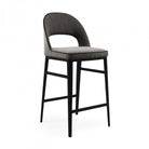 Verna Dark Grey Bar Stool by Tommy Franks