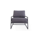 Newell Charcoal Lounge Chair by Tommy Franks