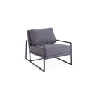 Newell Charcoal Lounge Chair by Tommy Franks