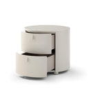 Sims Matte Beige Bedside Table by Tommy Franks
