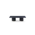 Lantine Coffee Table Black Oak & Brass by Tommy Franks