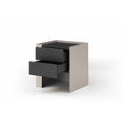 Tunica Taupe Pair of Bedside Tables by Tommy Franks