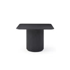 Lantine Black Oak & Lacquer Side Table by Tommy Franks