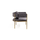 Envie Dark Charcoal Lounge Chair by Tommy Franks