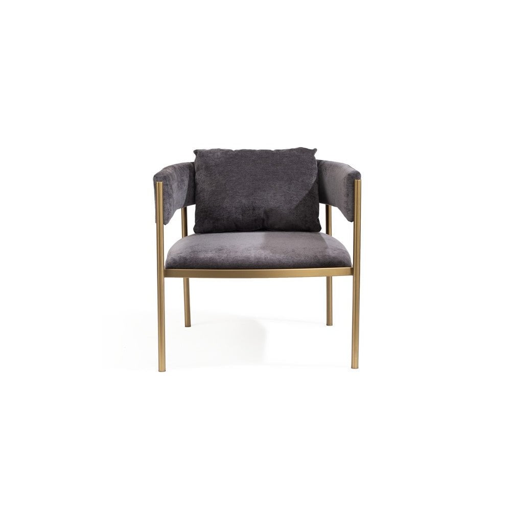 Envie Dark Charcoal Lounge Chair by Tommy Franks