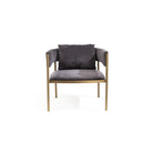 Envie Dark Charcoal Lounge Chair by Tommy Franks