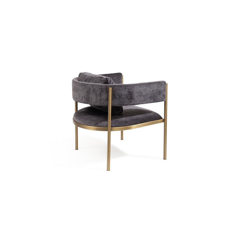 Envie Dark Charcoal Lounge Chair by Tommy Franks
