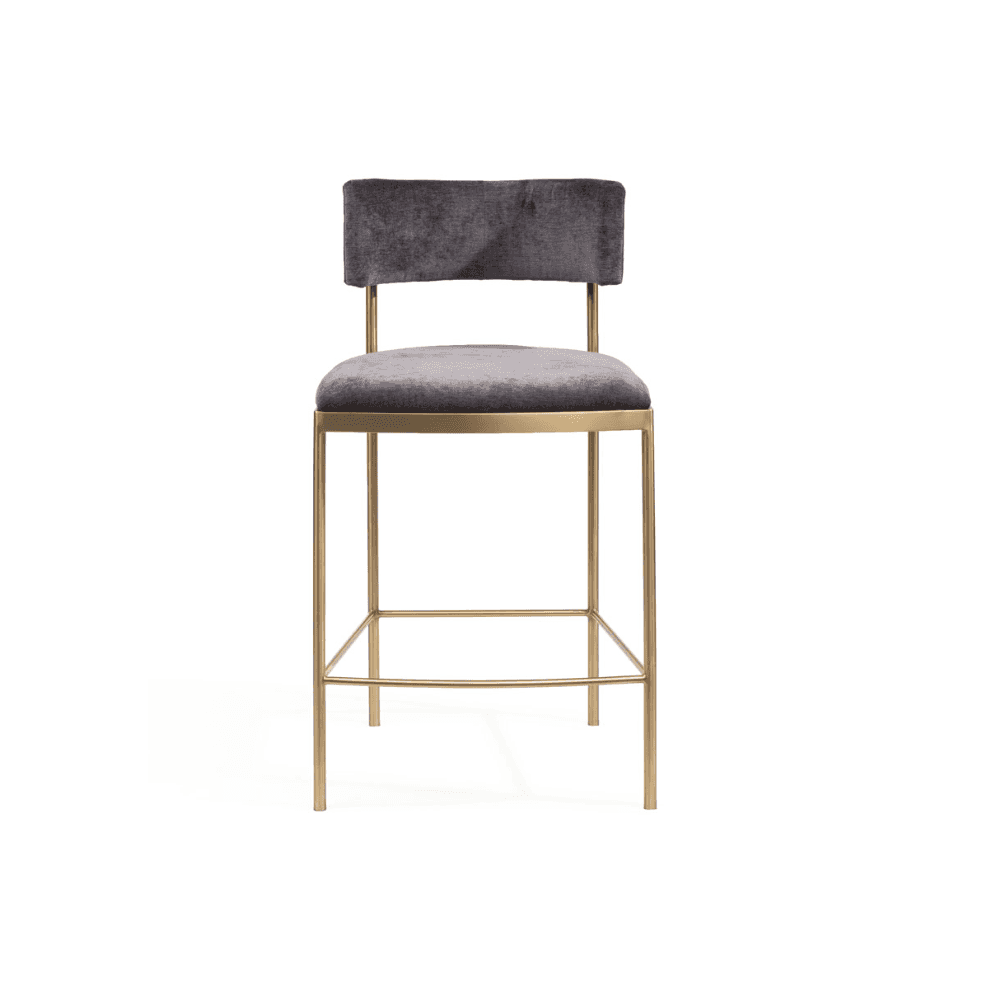 Envie II Dark Charcoal Counter Bar Stool by Tommy Franks