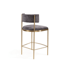 Envie II Dark Charcoal Counter Bar Stool by Tommy Franks