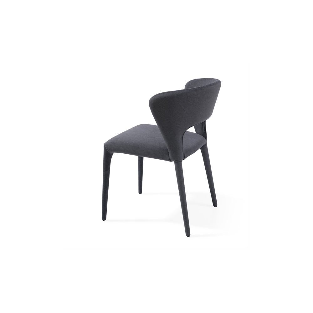 Pari I Luxe Cinder Grey Dining Chair Set of 2 by Tommy Franks