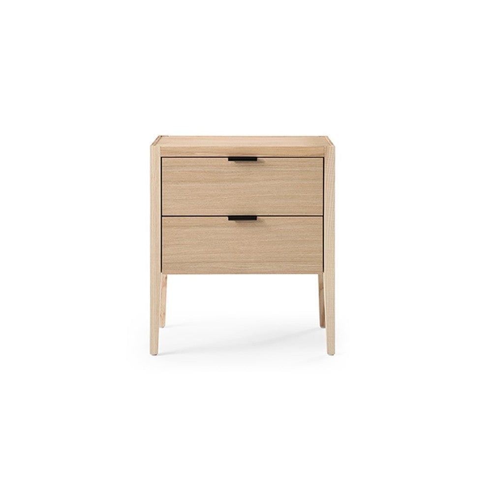 Grafiato Bedside Table - Two Drawer by Tommy Franks