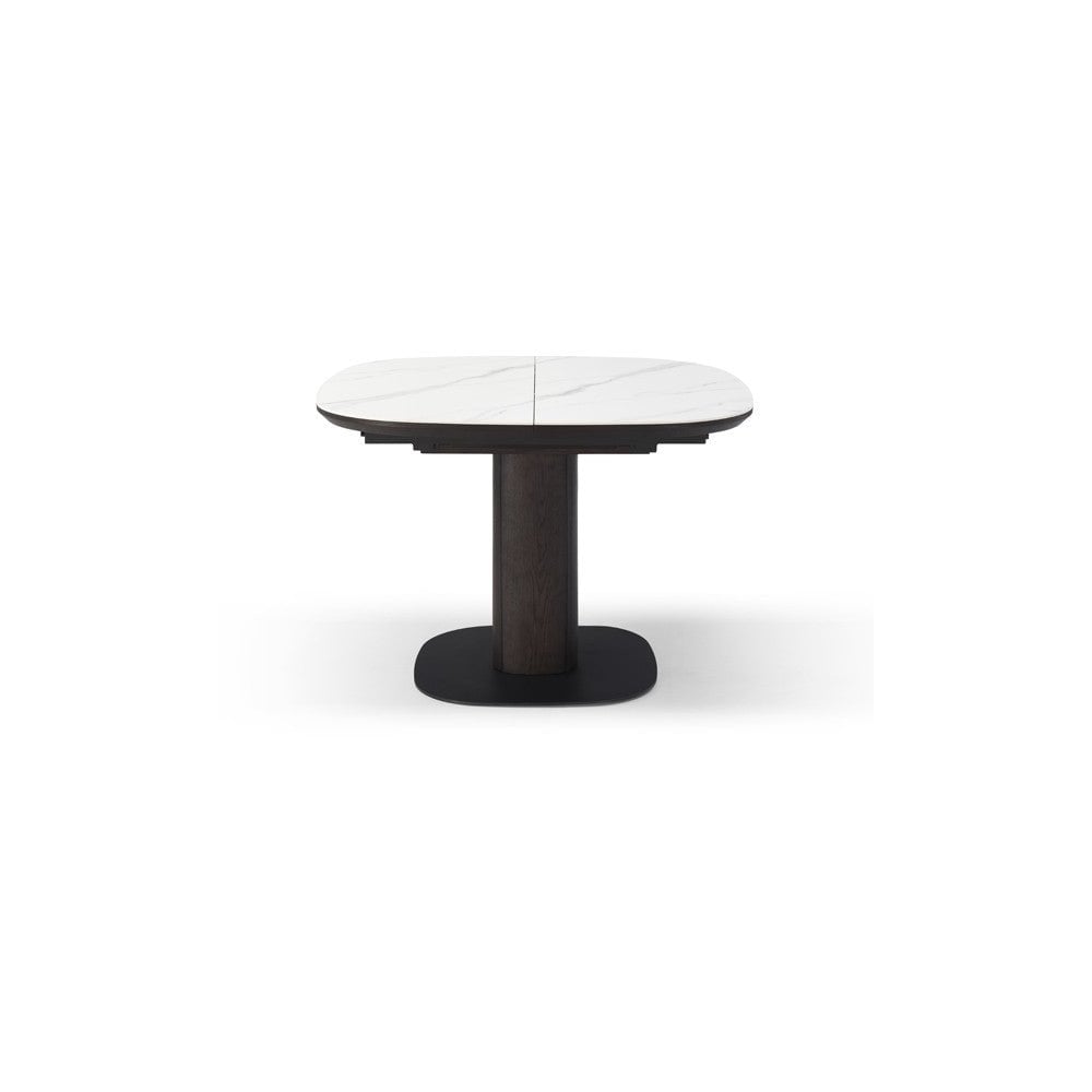 Vita White Ceramic Extension Dining Table by Tommy Franks