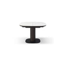 Vita White Ceramic Extension Dining Table by Tommy Franks