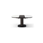 Vita White Ceramic Extension Dining Table by Tommy Franks