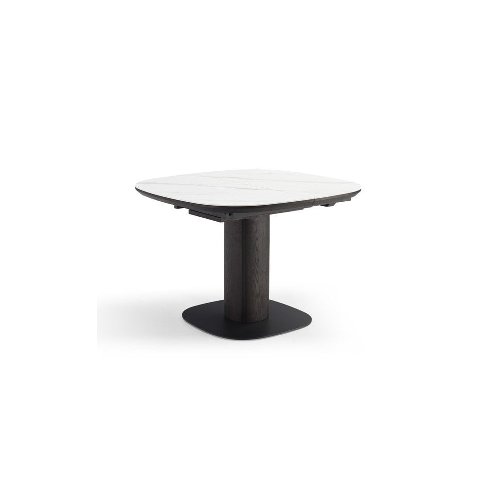 Vita White Ceramic Extension Dining Table by Tommy Franks
