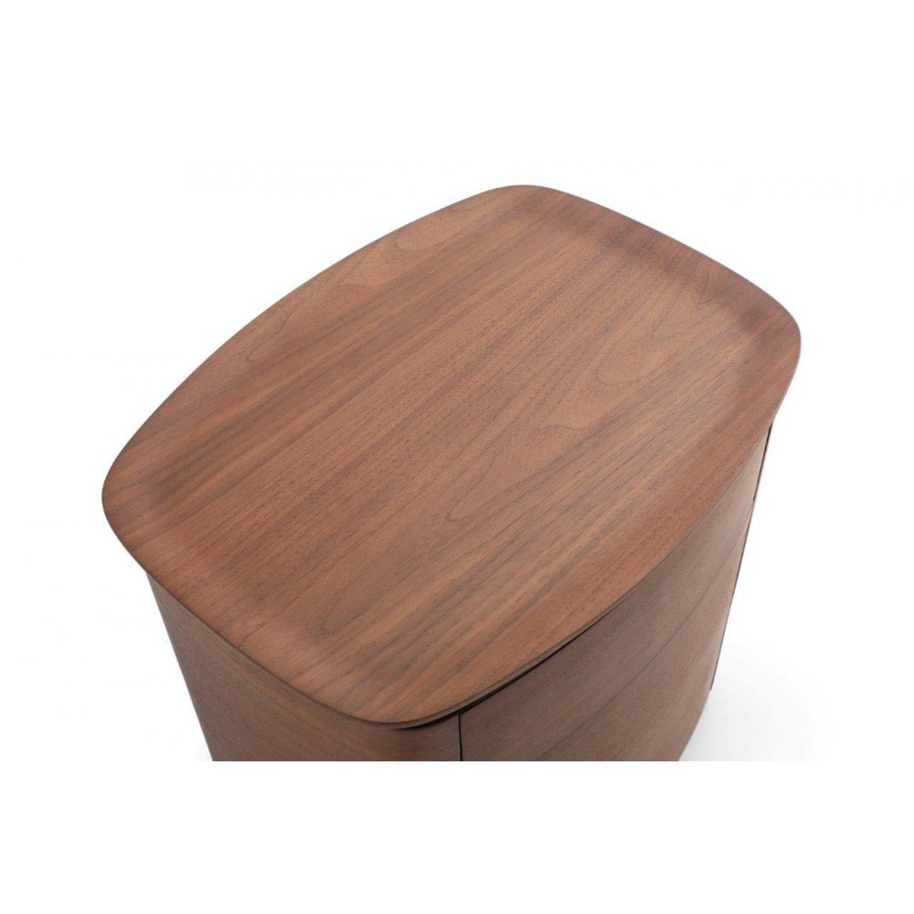 Blade Dark Walnut Bedside Table by Tommy Franks