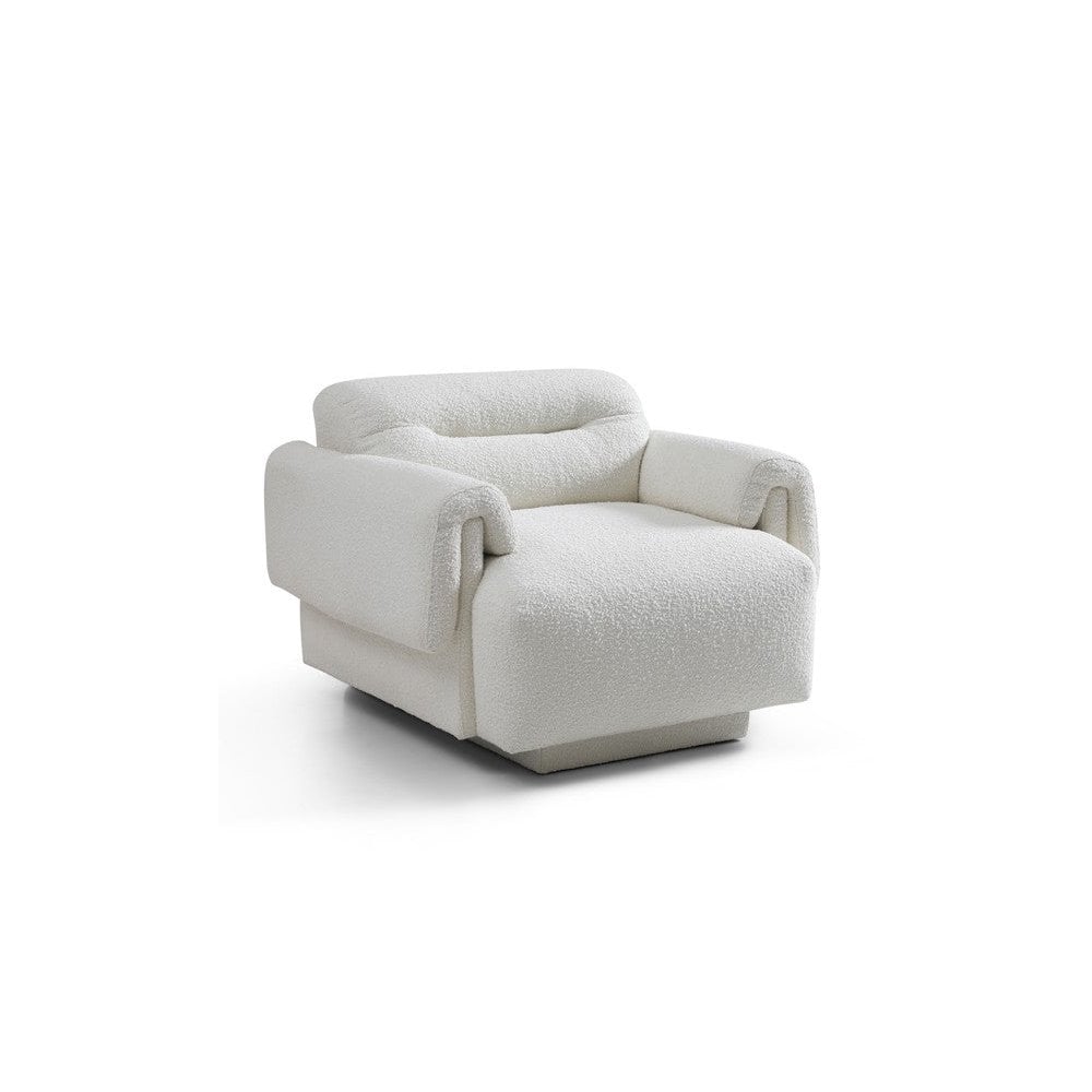 Frankie Polar Bouclé 1-Seater Sofa by Tommy Franks