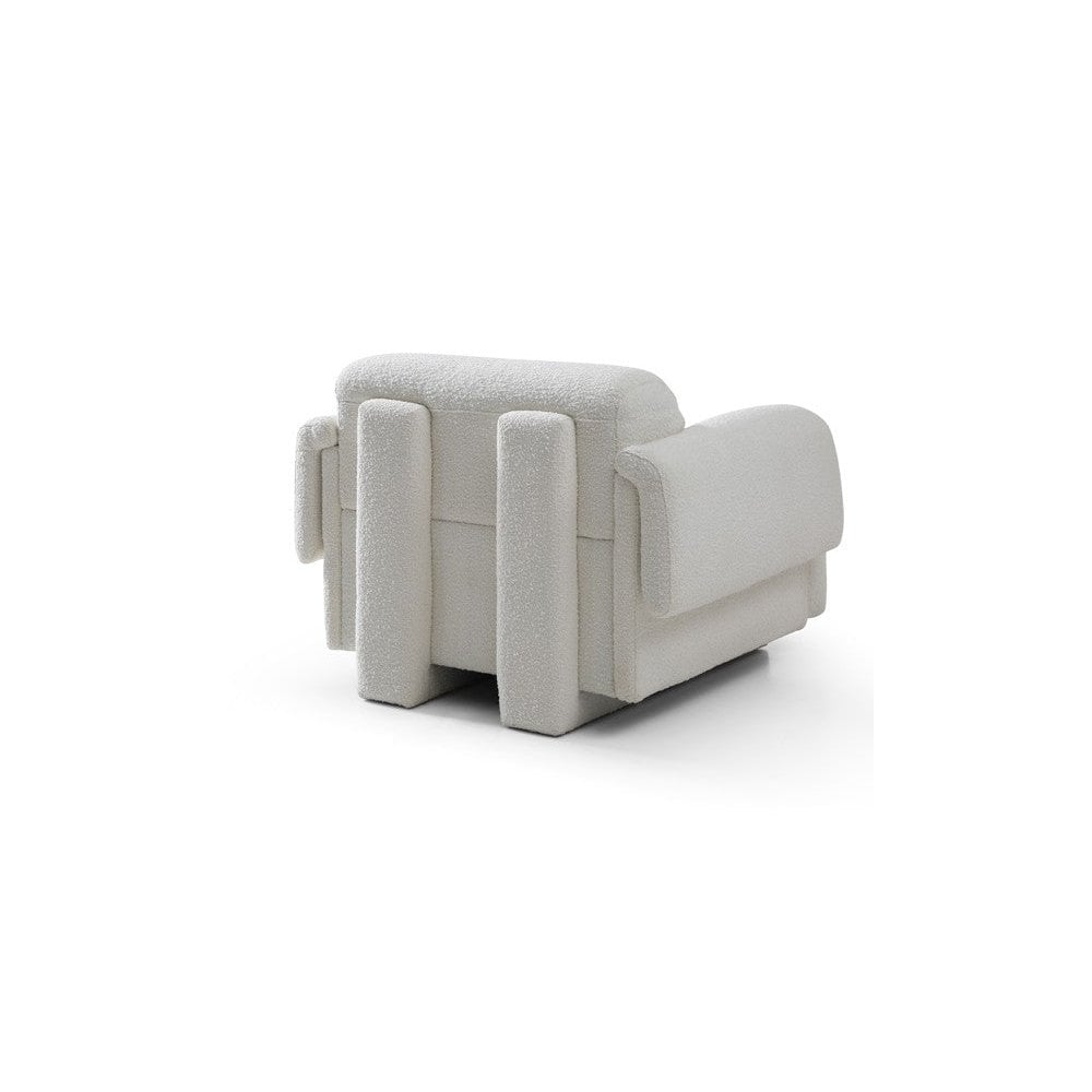 Frankie Polar Bouclé 1-Seater Sofa by Tommy Franks