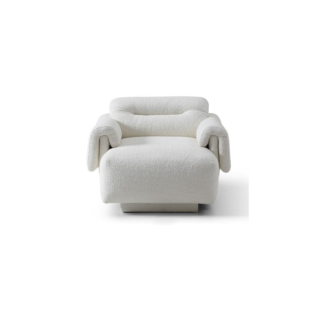 Frankie Polar Bouclé 1-Seater Sofa by Tommy Franks