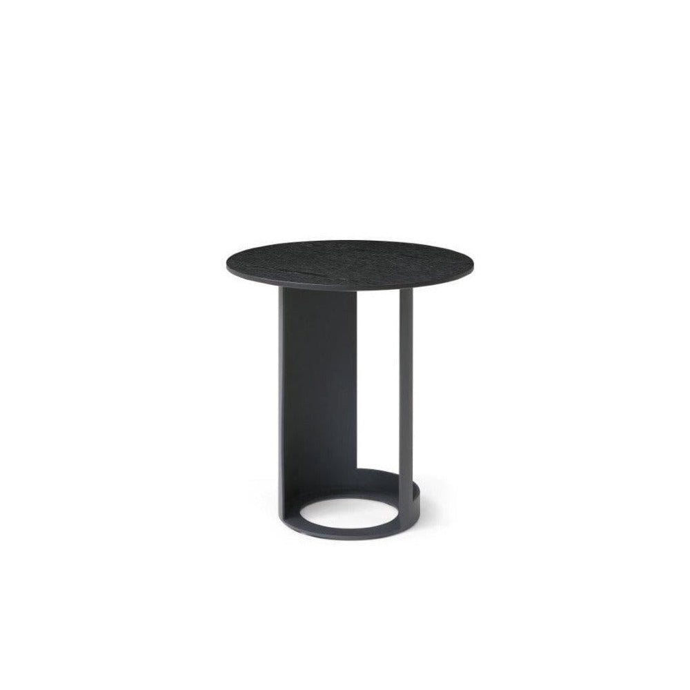 Alban Matte Black Side Table by Tommy Franks