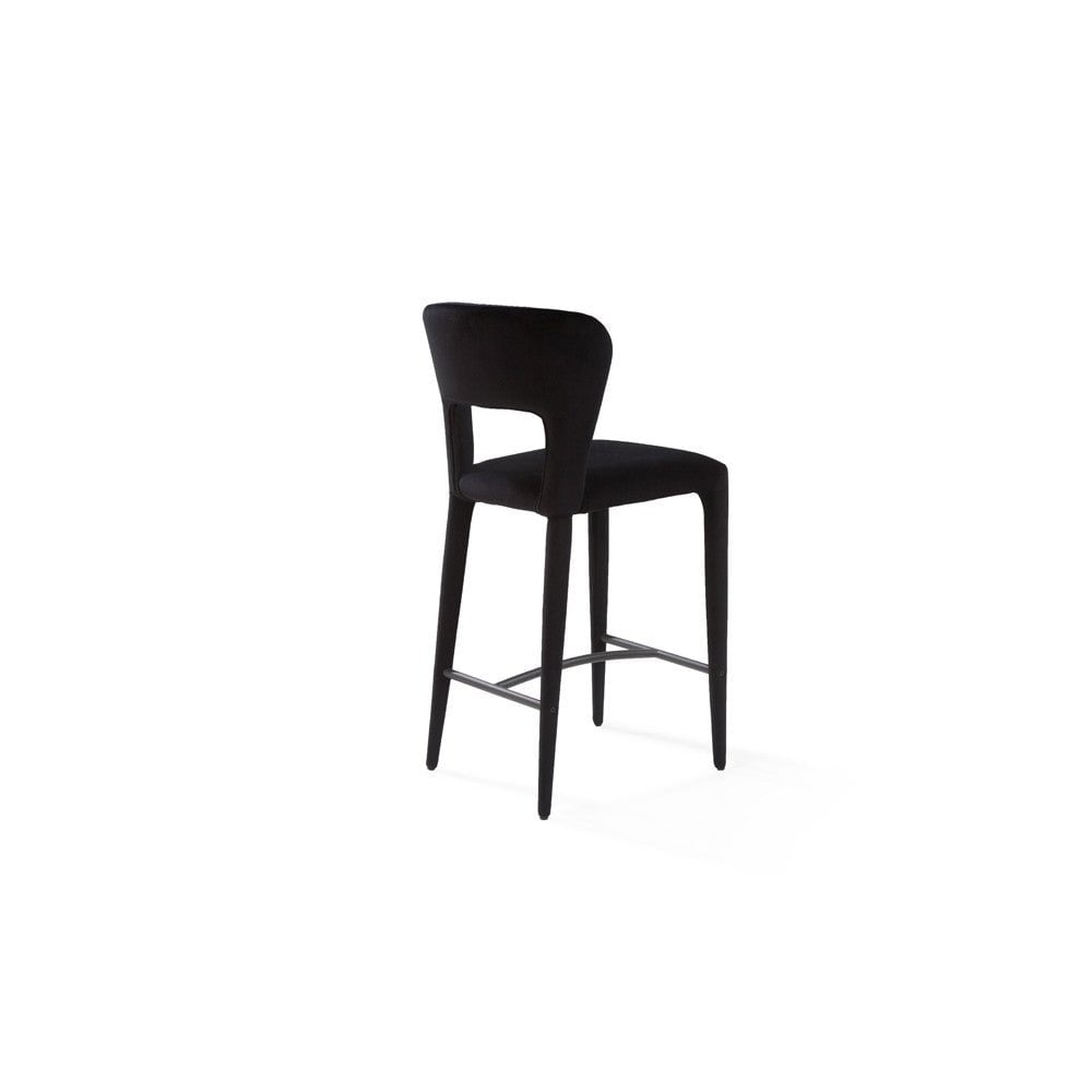 Pari I Bar Stool - Black Vanity by Tommy Franks