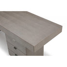 Oston Grey Desk with Right Hand Drawers by Tommy Franks