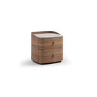 Vertu Walnut Bedside Table by Tommy Franks