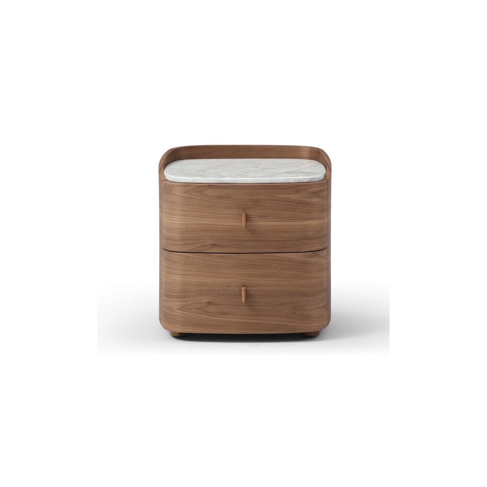 Vertu Walnut Bedside Table by Tommy Franks