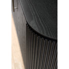 Lantine Black Oak & Brass Buffet by Tommy Franks
