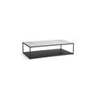 Bolton Coffee Table Cara White Ceramic Top by Tommy Franks