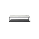 Bolton Coffee Table Cara White Ceramic Top by Tommy Franks