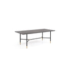 Bofo 220cm Black Oak Dining Table by Tommy Franks