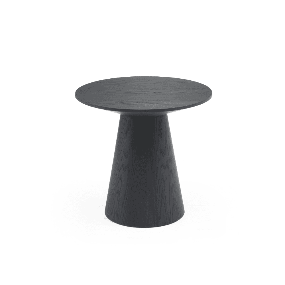 Tavamo Black Oak Side Table by Tommy Franks