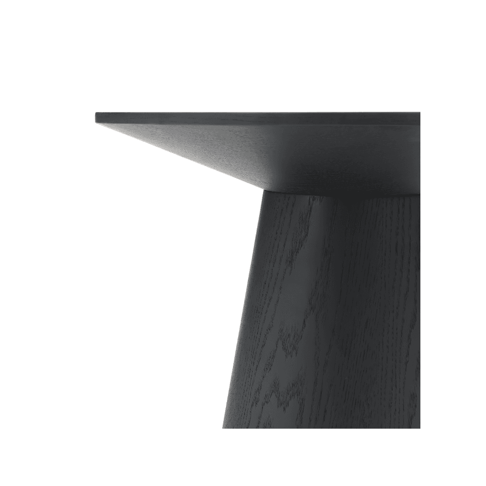 Tavamo Black Oak Side Table by Tommy Franks