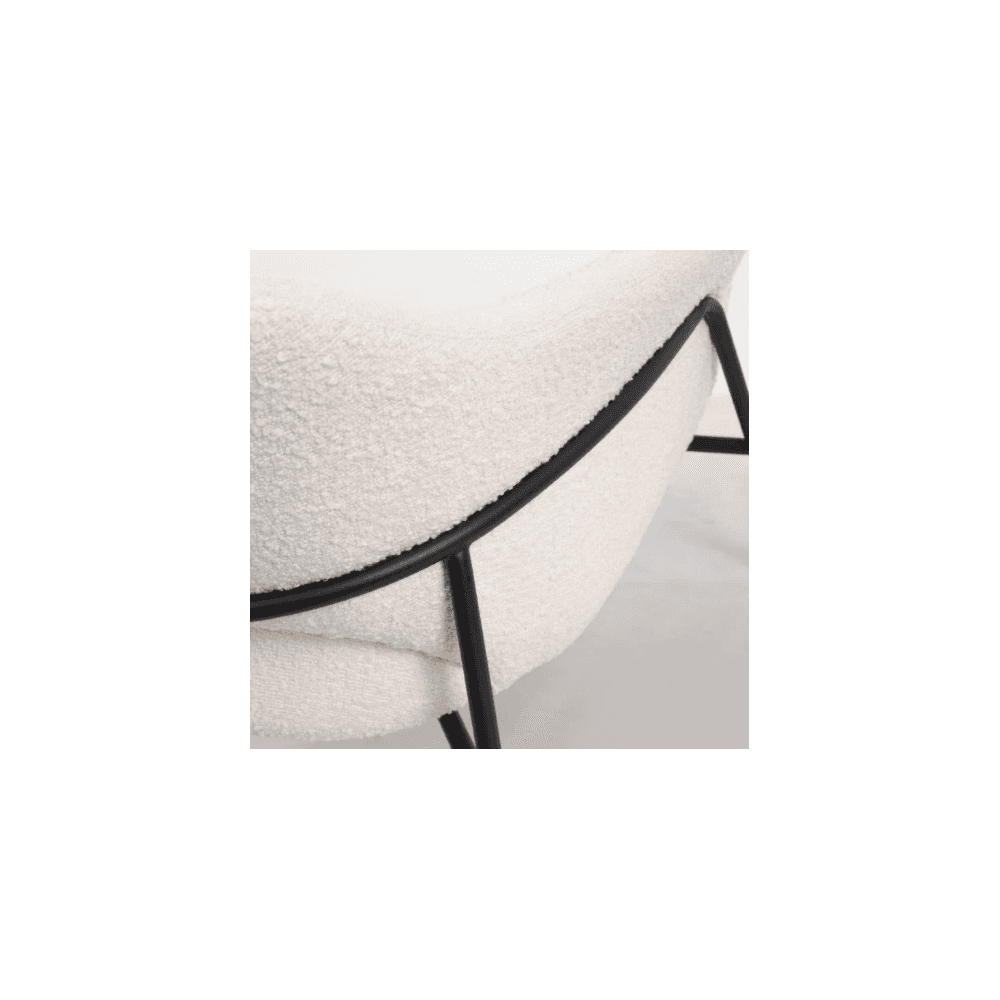 Arteta Polar Bouclé Accent Chair by Tommy Franks