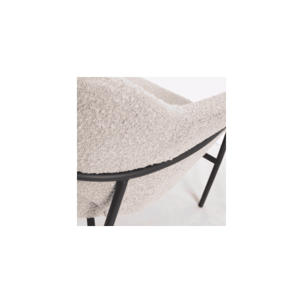 Arteta Steam Bouclé Accent Chair by Tommy Franks