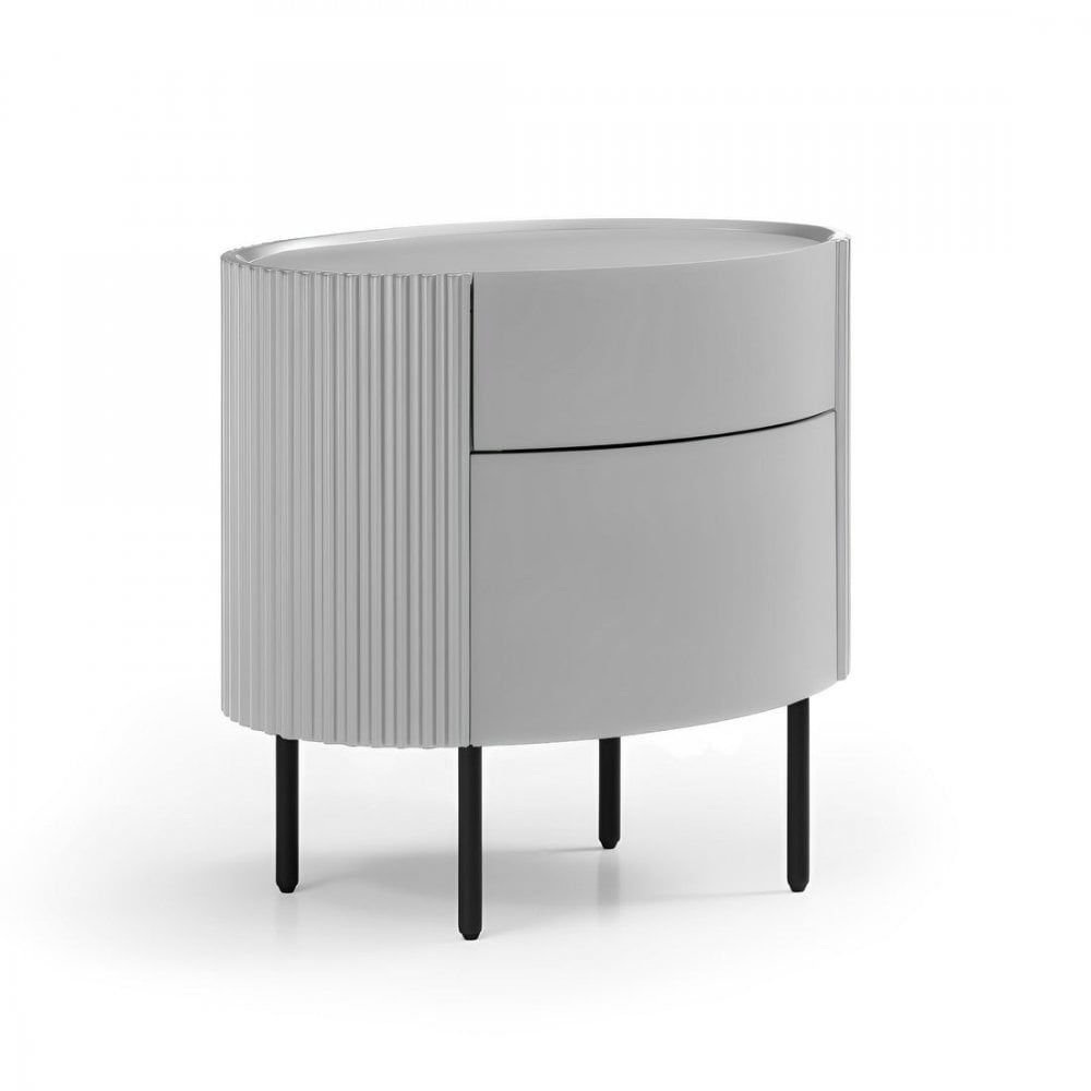 Lantine Light Grey Bedside Table by Tommy Franks